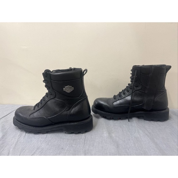 Mens Harley Davidson USA Black D93074 Riding Boots Relief Shock absorber Size 9 main image 8